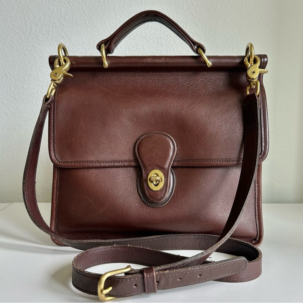 Vintage Coach Willis Bag #9927 in Mohagany